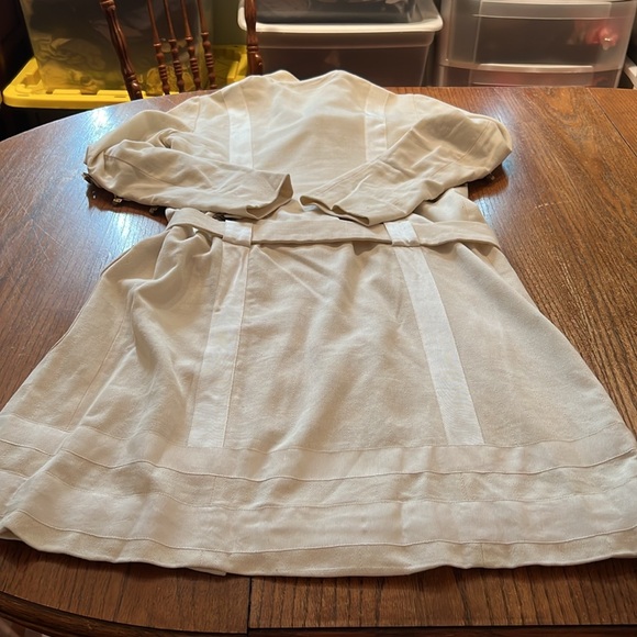 L.A.M.B. By Gwen Stefani Gorgeous Cotton Denim Coat With Logo Metal Clasps 10 - Picture 11 of 13